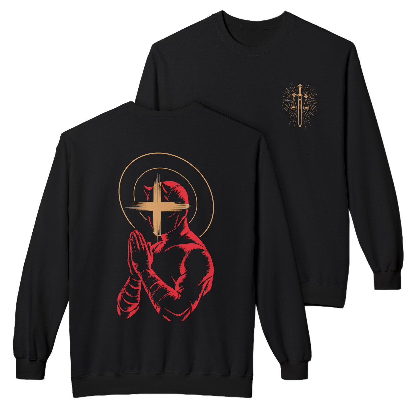 "Conviction" Double-Sided Sweatshirt