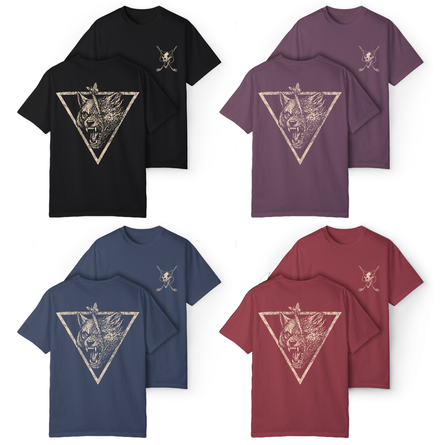 'WLF Hunt' Heavyweight Double-Sided Tee