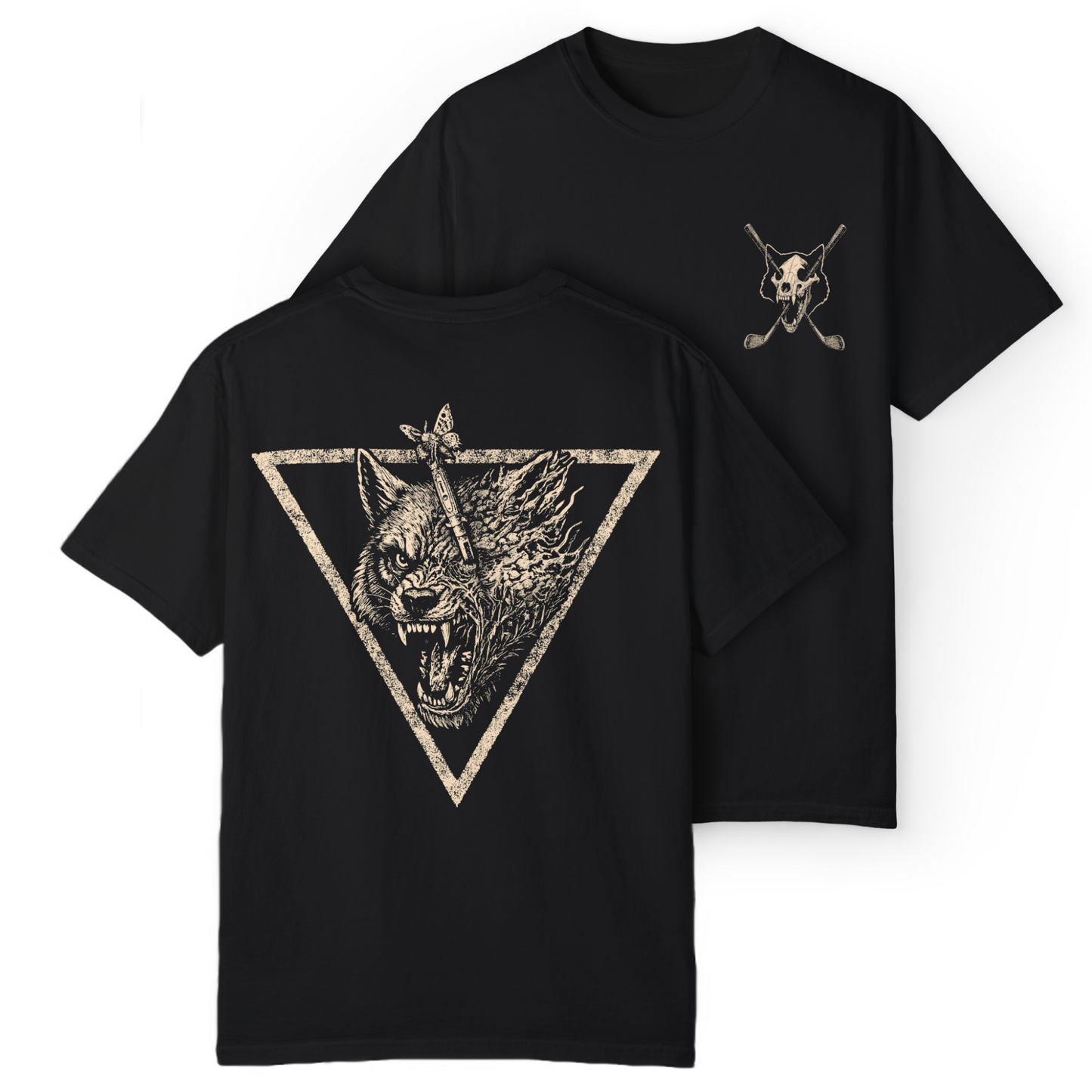 'WLF Hunt' Heavyweight Double-Sided Tee