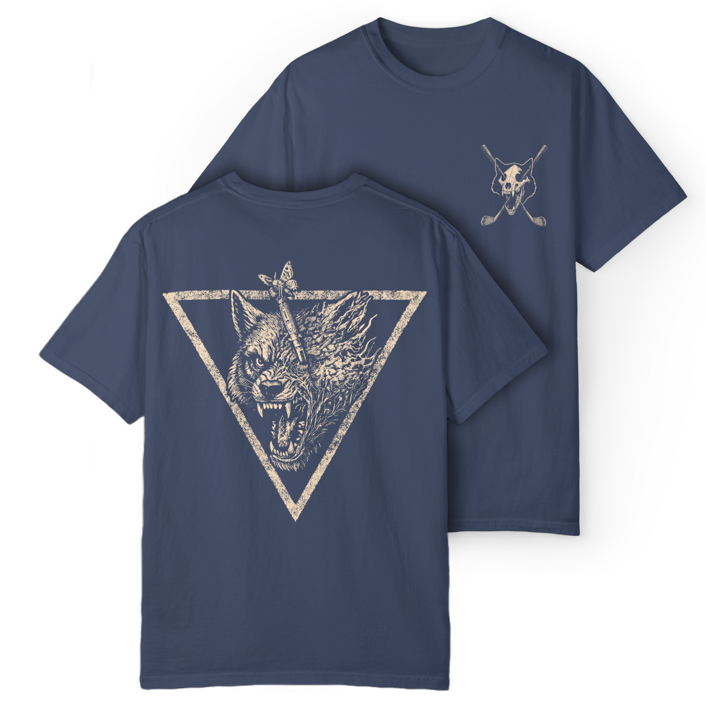 'WLF Hunt' Heavyweight Double-Sided Tee