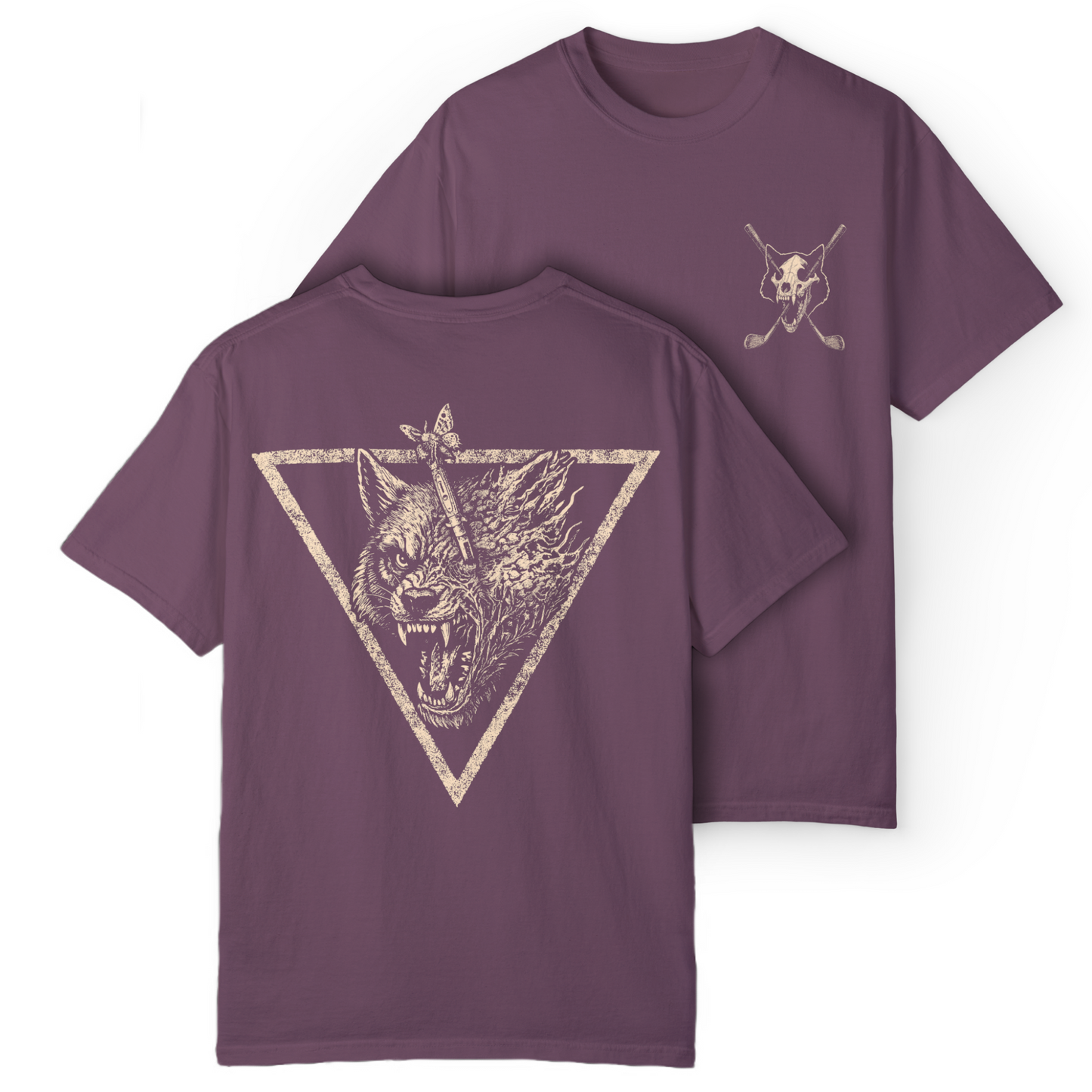 'WLF Hunt' Heavyweight Double-Sided Tee