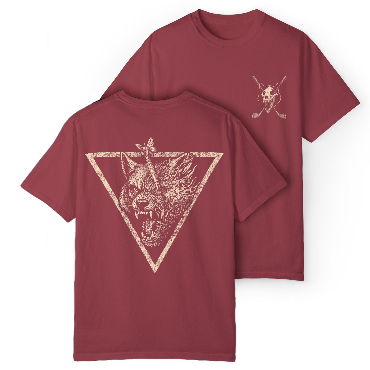 'WLF Hunt' Heavyweight Double-Sided Tee