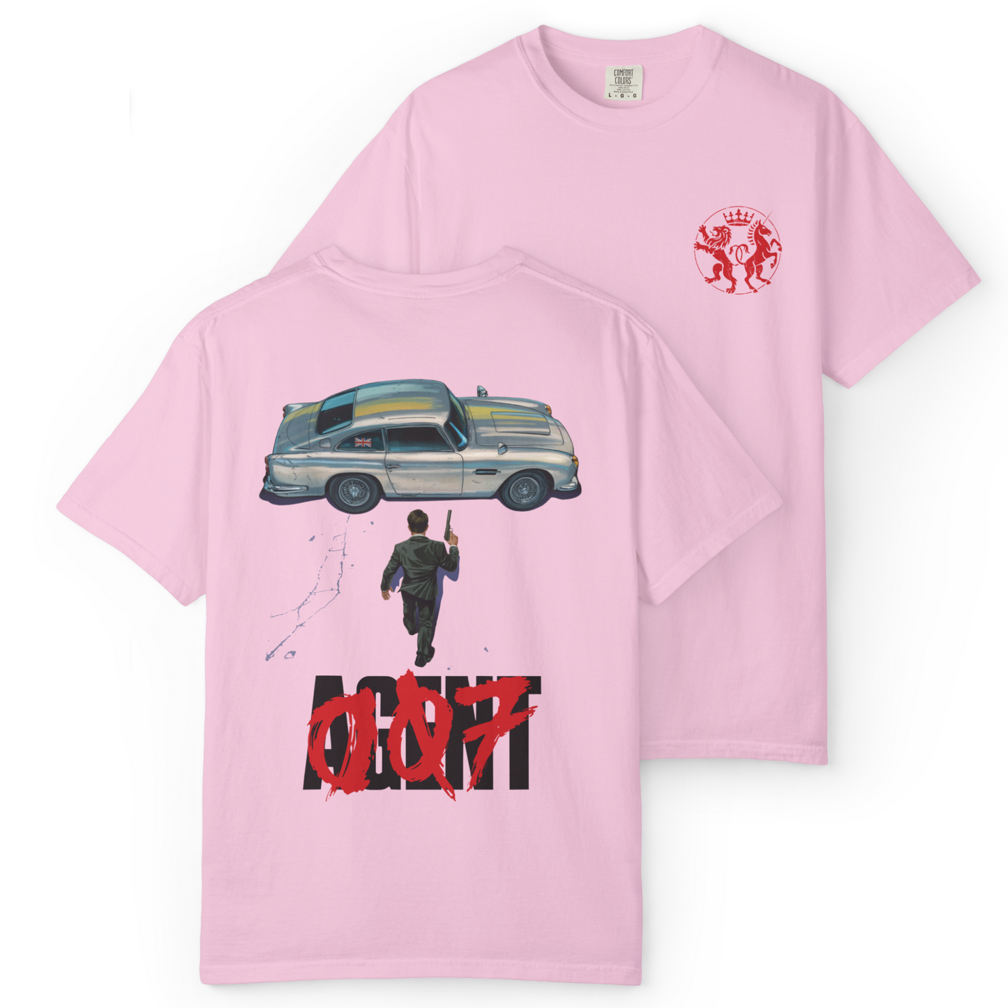 'AGENT' Double-Sided Heavyweight Tee
