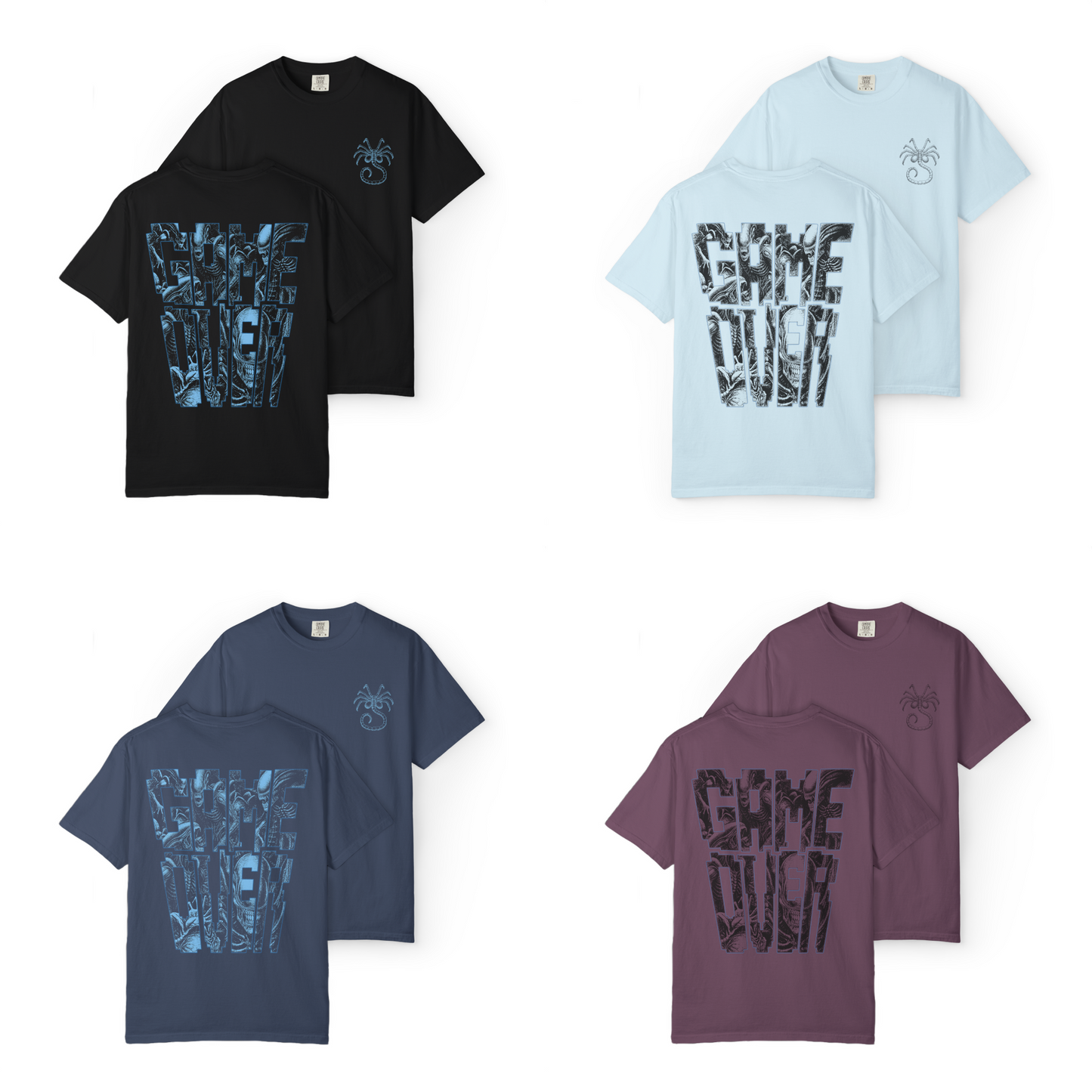'GAME OVER' Double-Sided Heavyweight Tee