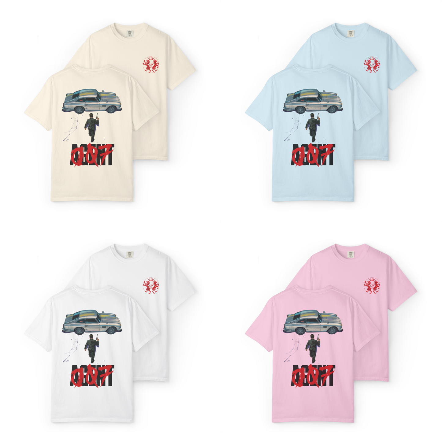 'AGENT' Double-Sided Heavyweight Tee