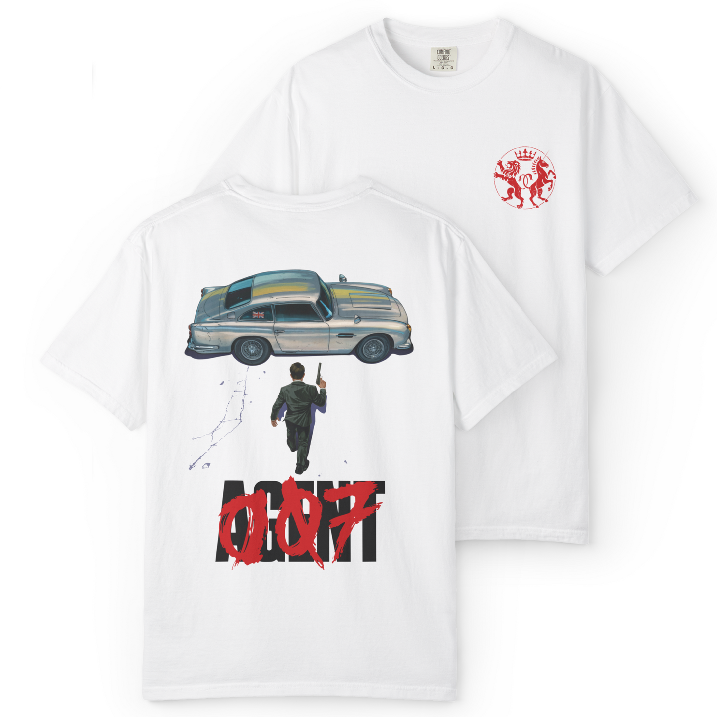 'AGENT' Double-Sided Heavyweight Tee