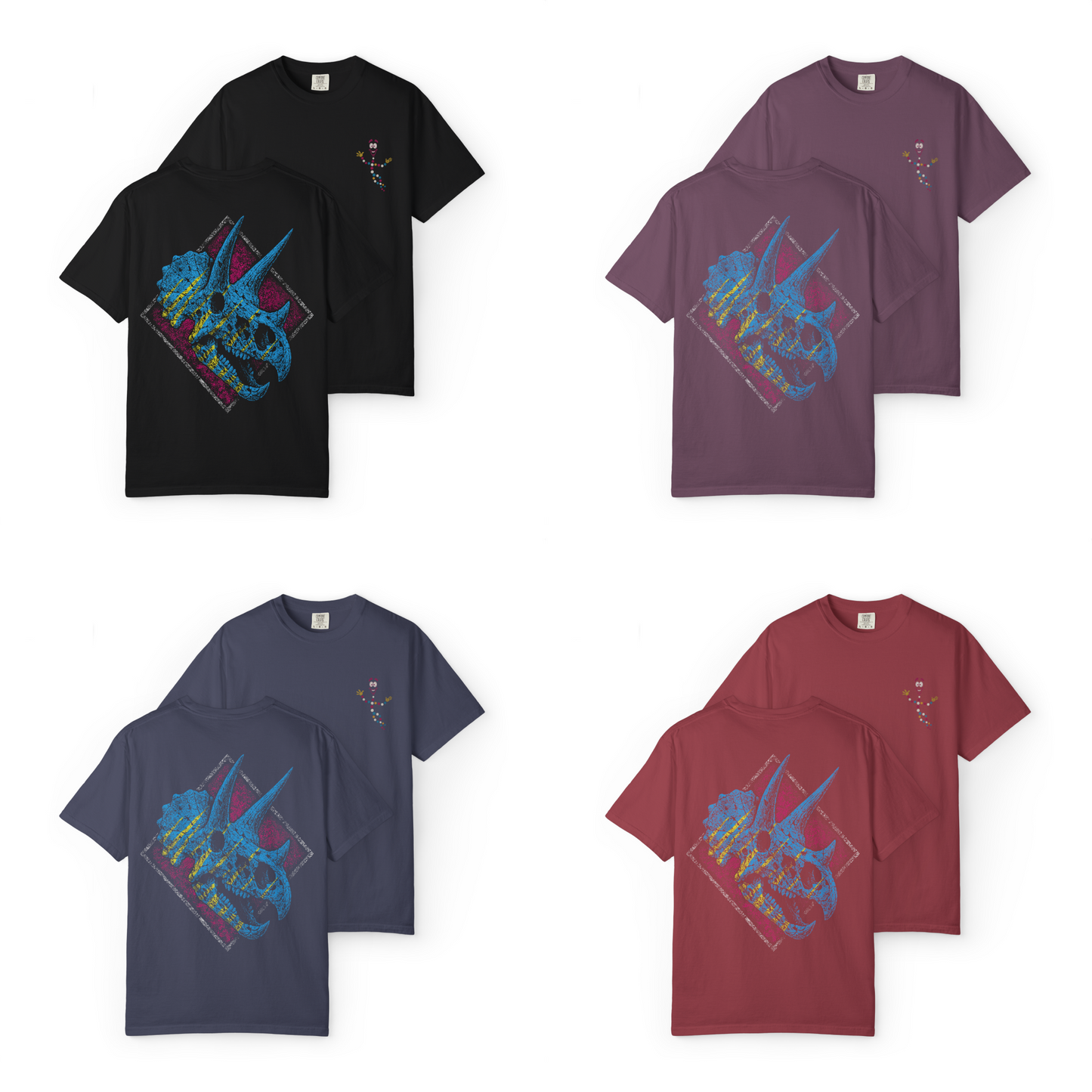 'Triceratops' Double-Sided Tee