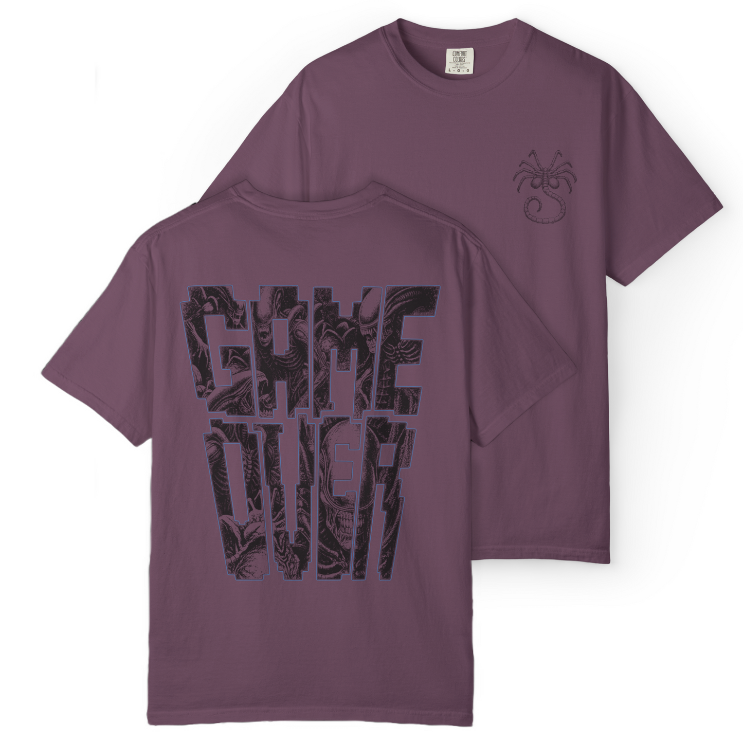 'GAME OVER' Double-Sided Heavyweight Tee