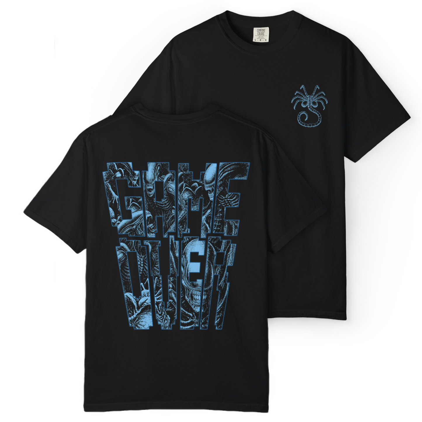 'GAME OVER' Double-Sided Heavyweight Tee