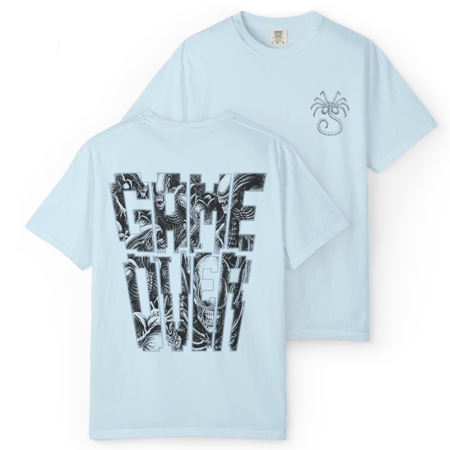 'GAME OVER' Double-Sided Heavyweight Tee