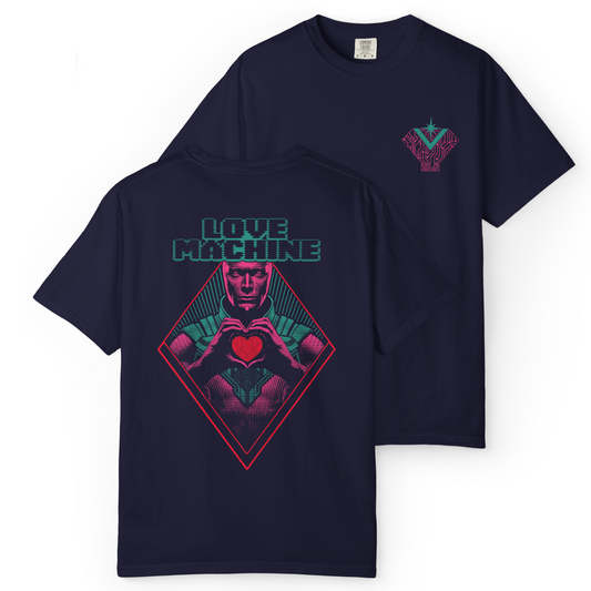 'LOVE MACHINE' Double-Sided Tee