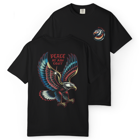 'PEACE EAGLE' Double Sided Tee