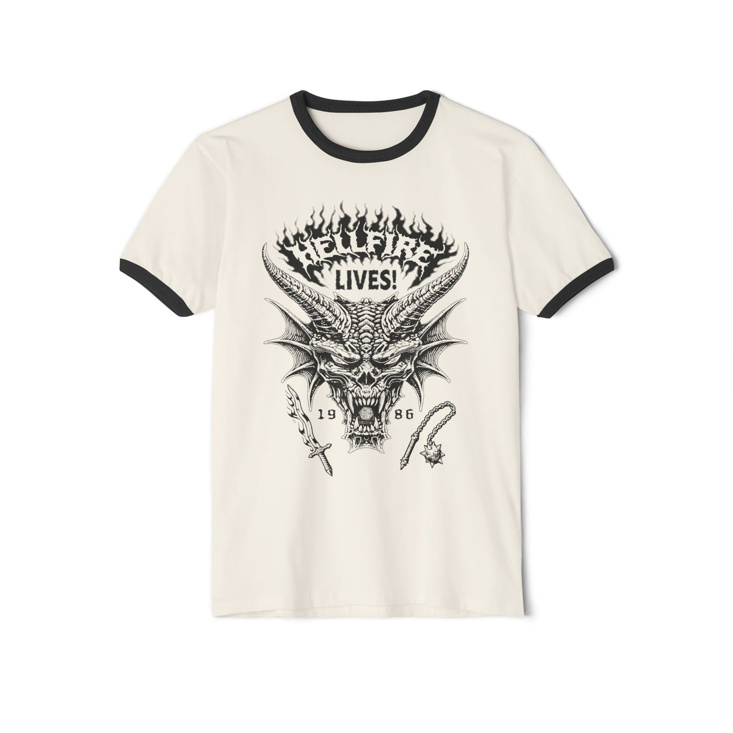 'HELLFIRE LIVES!' Ringer Tee