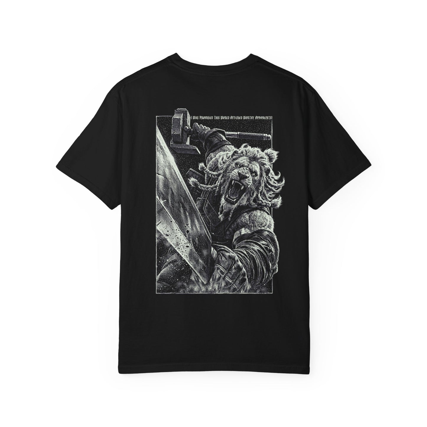 'WORTHY OPPONENT' Double-Sided Tee