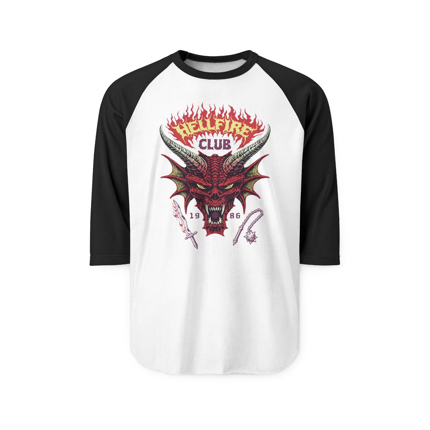 'HELLFIRE' Raglan Long-Sleeve