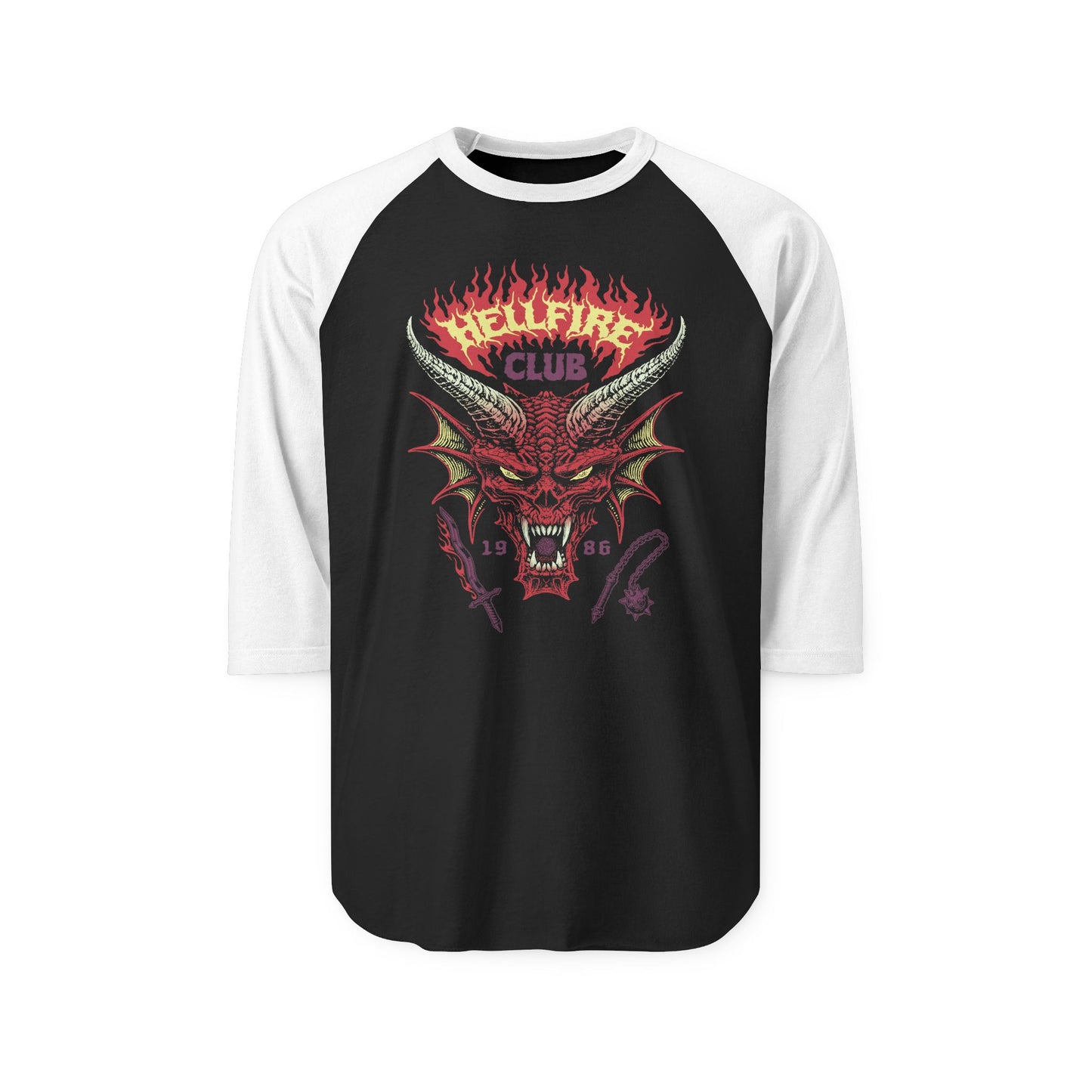 'HELLFIRE' Raglan Long-Sleeve