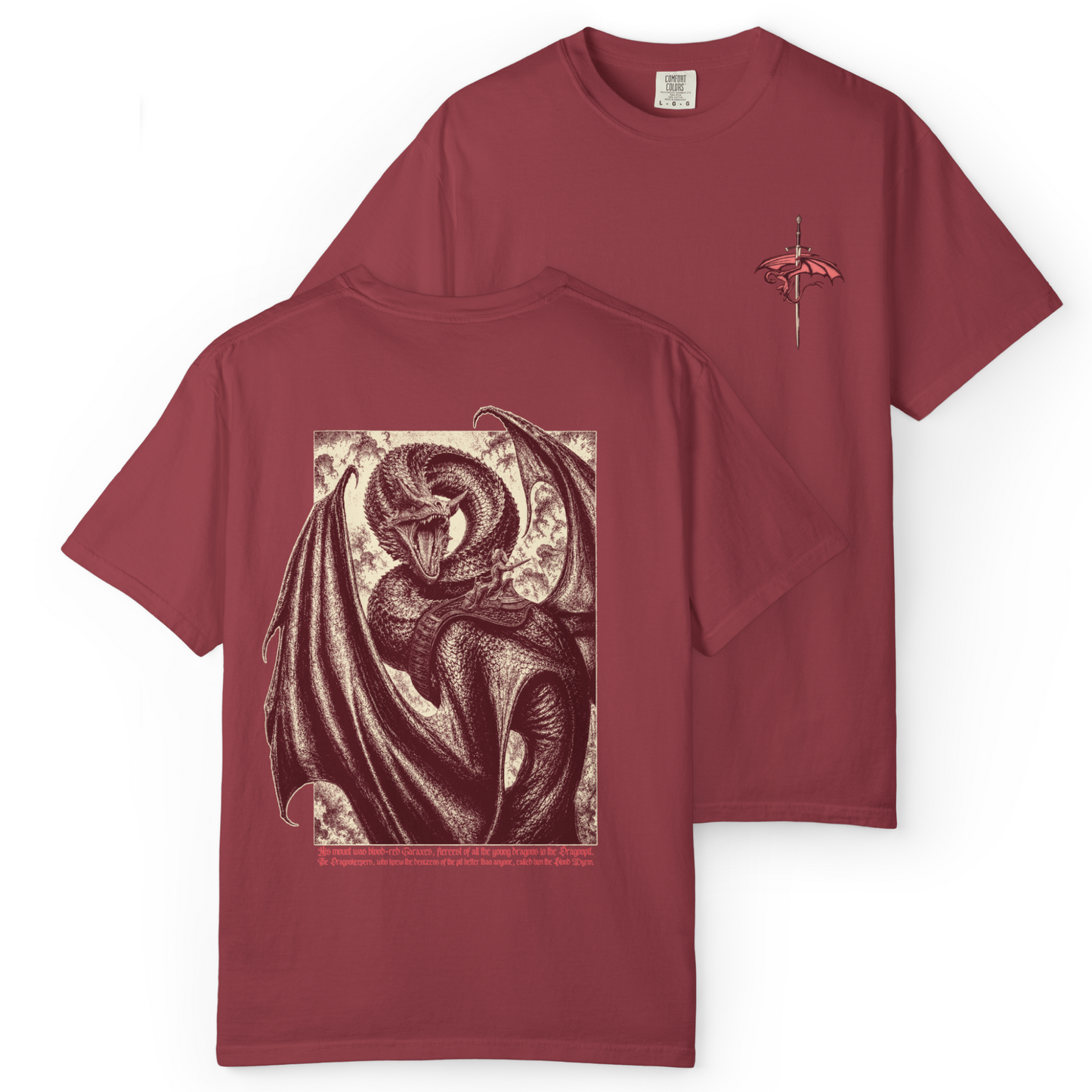 'DRAGON RIDER' Double-Sided Tee