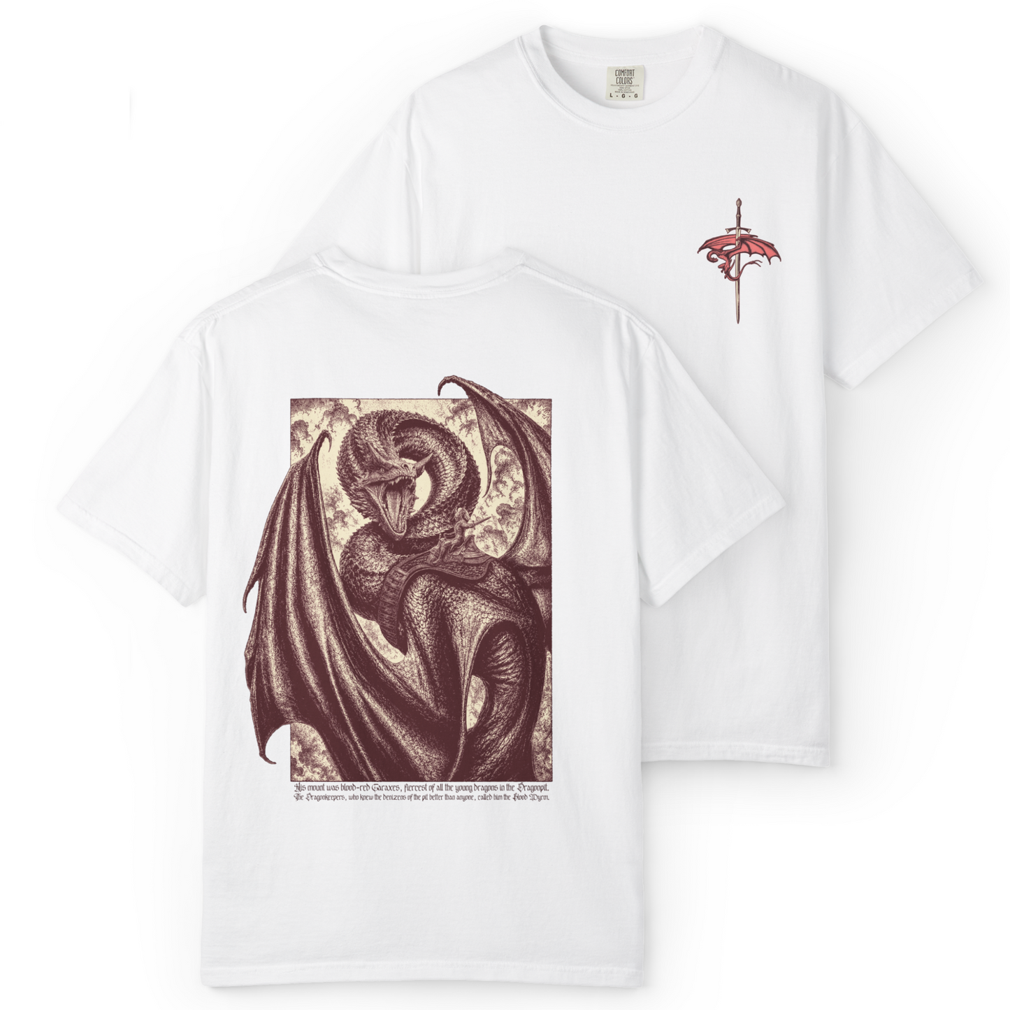'DRAGON RIDER' Double-Sided Tee