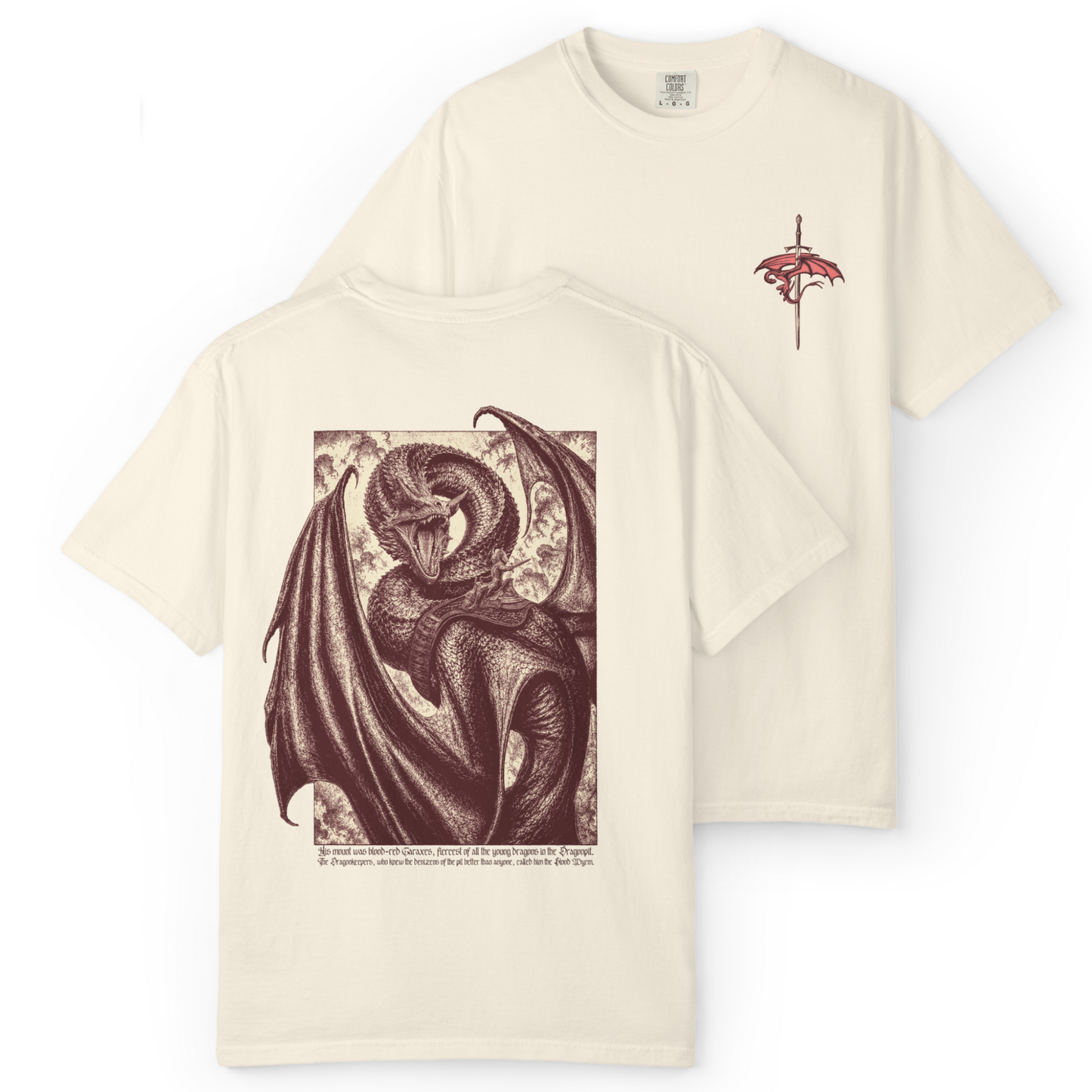 'DRAGON RIDER' Double-Sided Tee