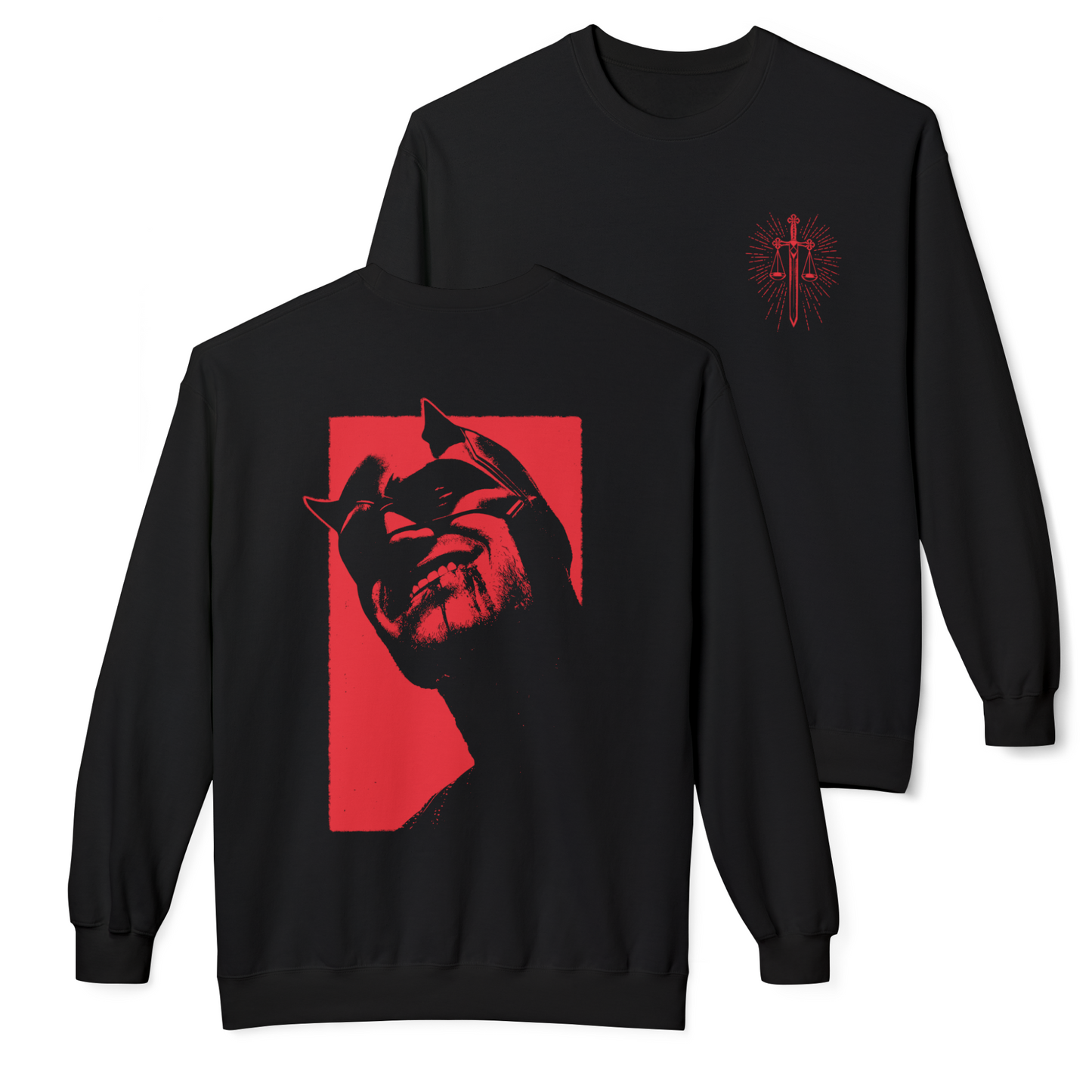 'FEARLESS' Double-Sided Sweatshirt