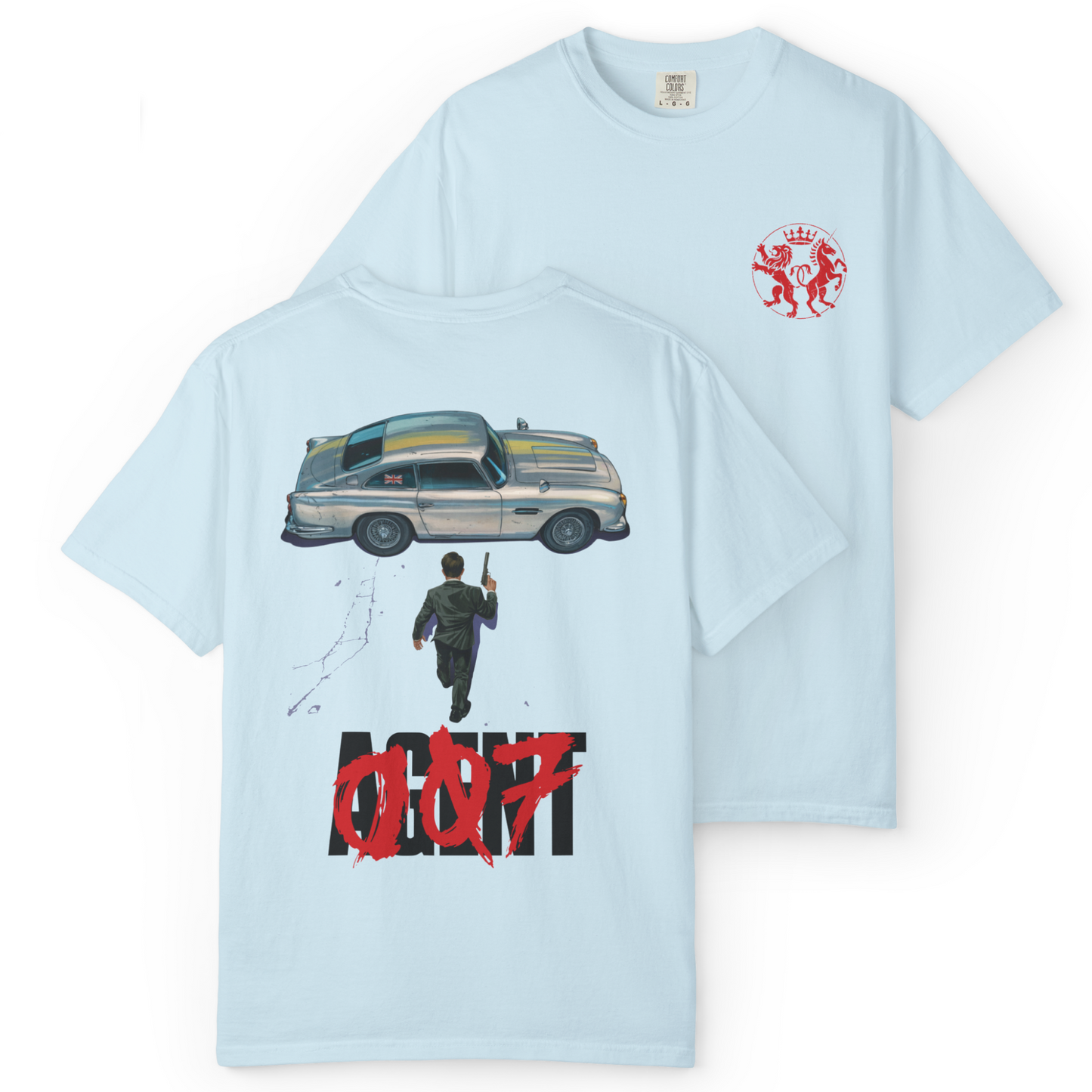 'AGENT' Double-Sided Heavyweight Tee