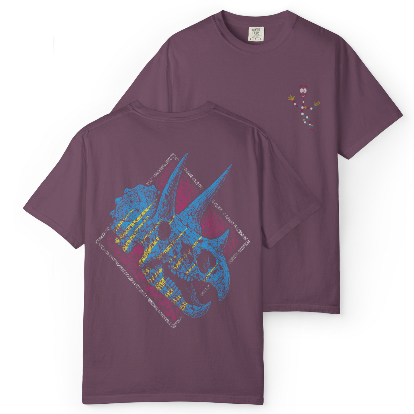 'Triceratops' Double-Sided Tee