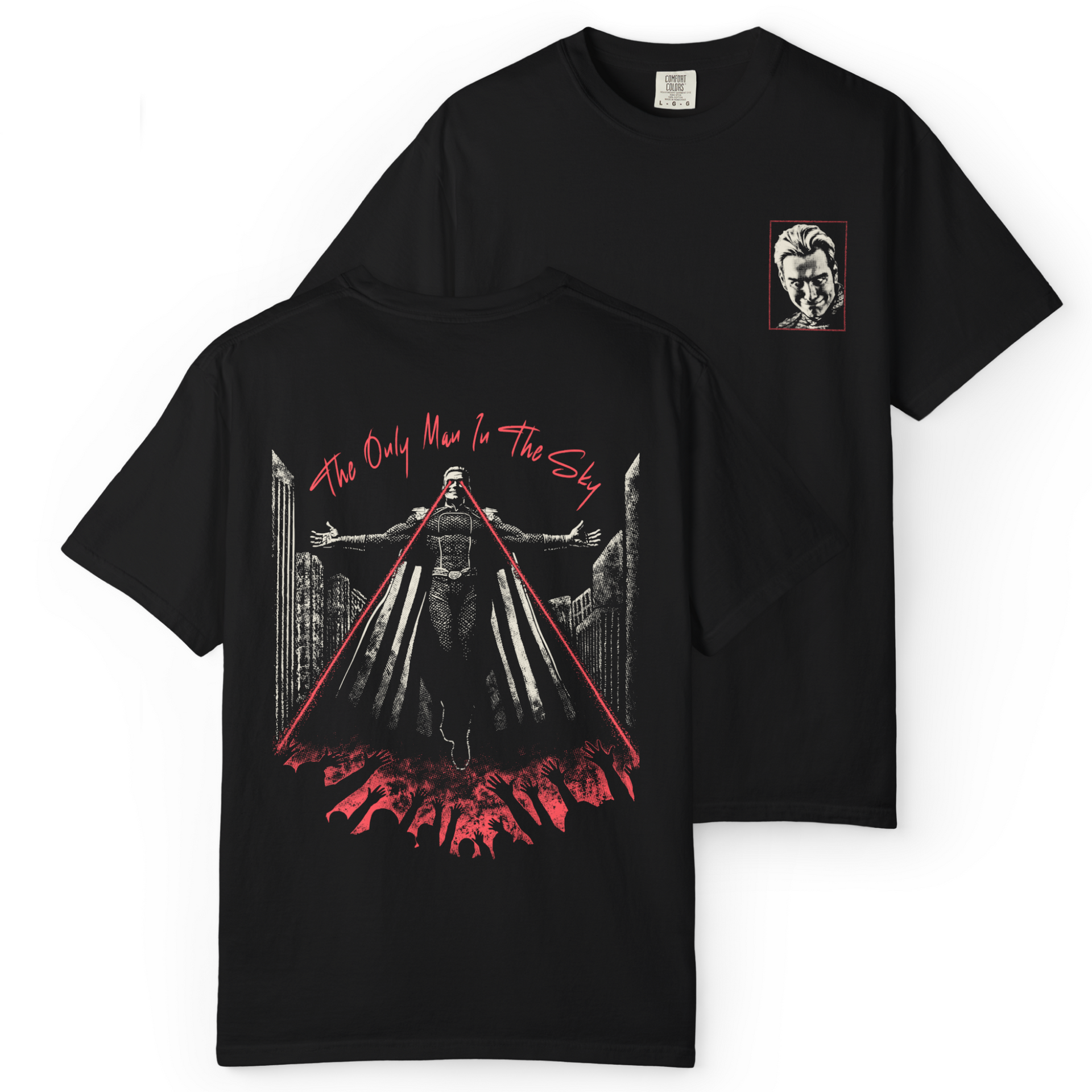 MAN IN THE SKY' Double-Sided Tee – Heavy Spoilers Shop