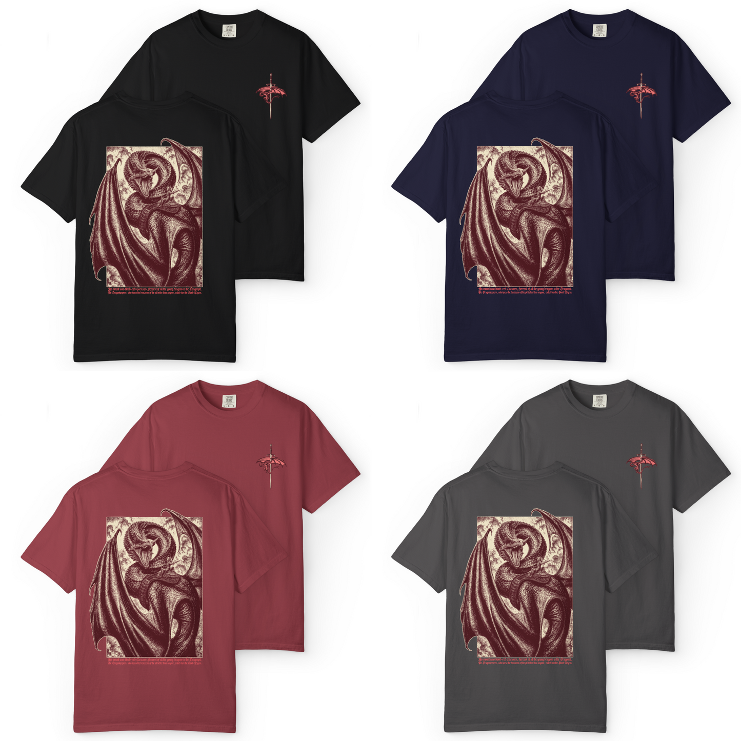 'DRAGON RIDER' Double-Sided Tee
