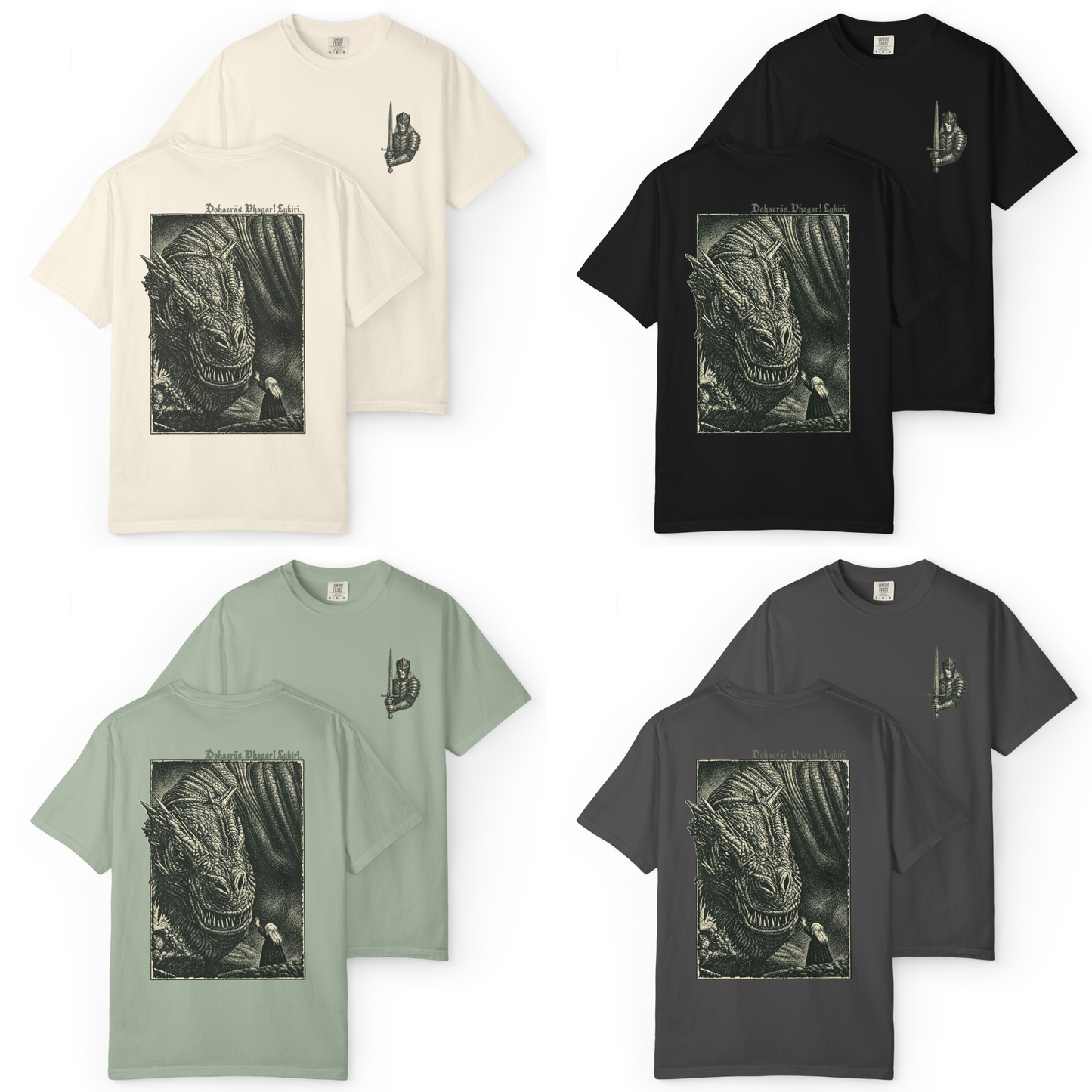 'ANCIENT DRAGON' Double-Sided Tee