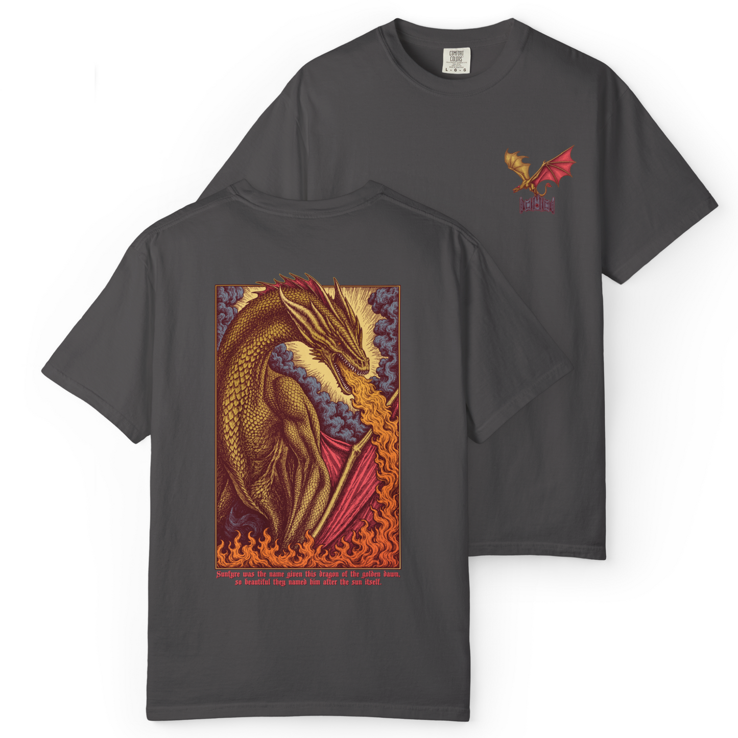 'GOLDEN DRAGON' Double-Sided Tee