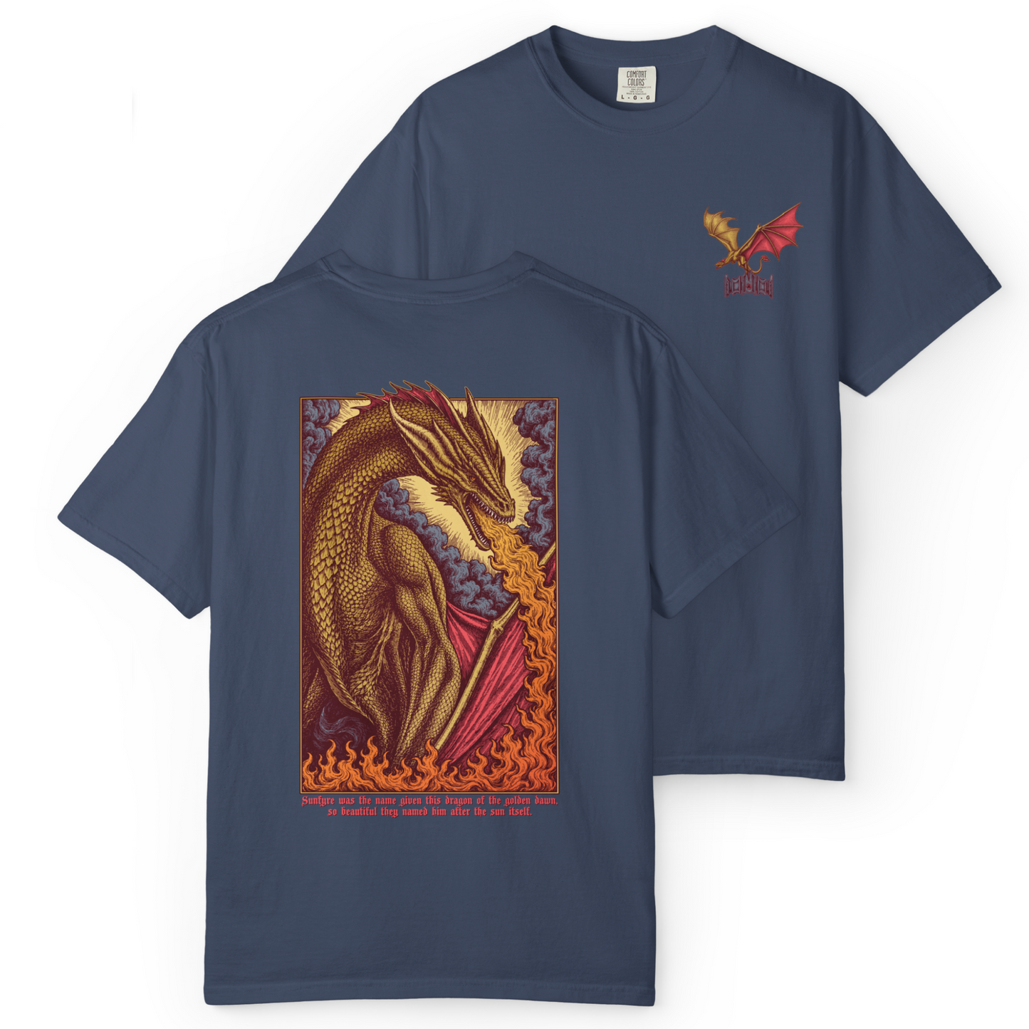'GOLDEN DRAGON' Double-Sided Tee