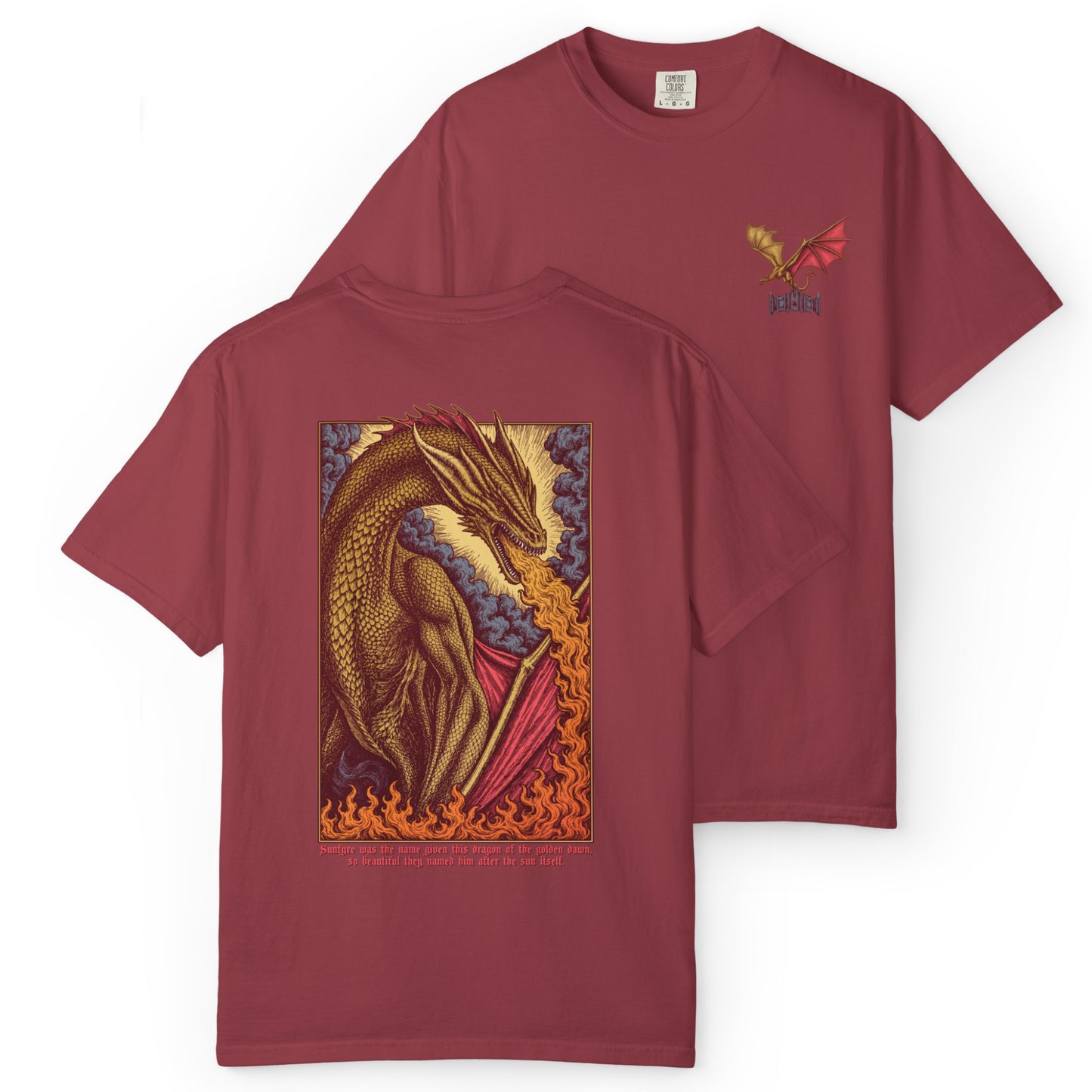 'GOLDEN DRAGON' Double-Sided Tee