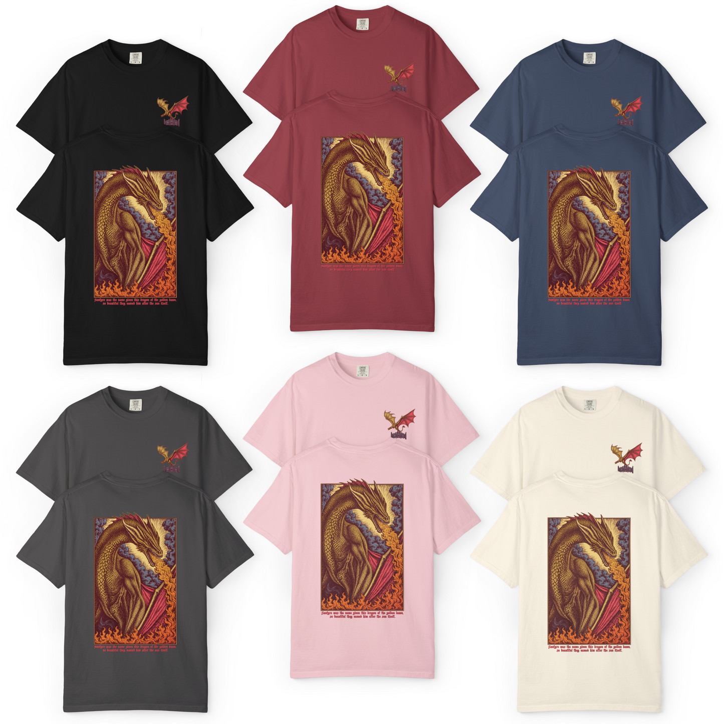'GOLDEN DRAGON' Double-Sided Tee