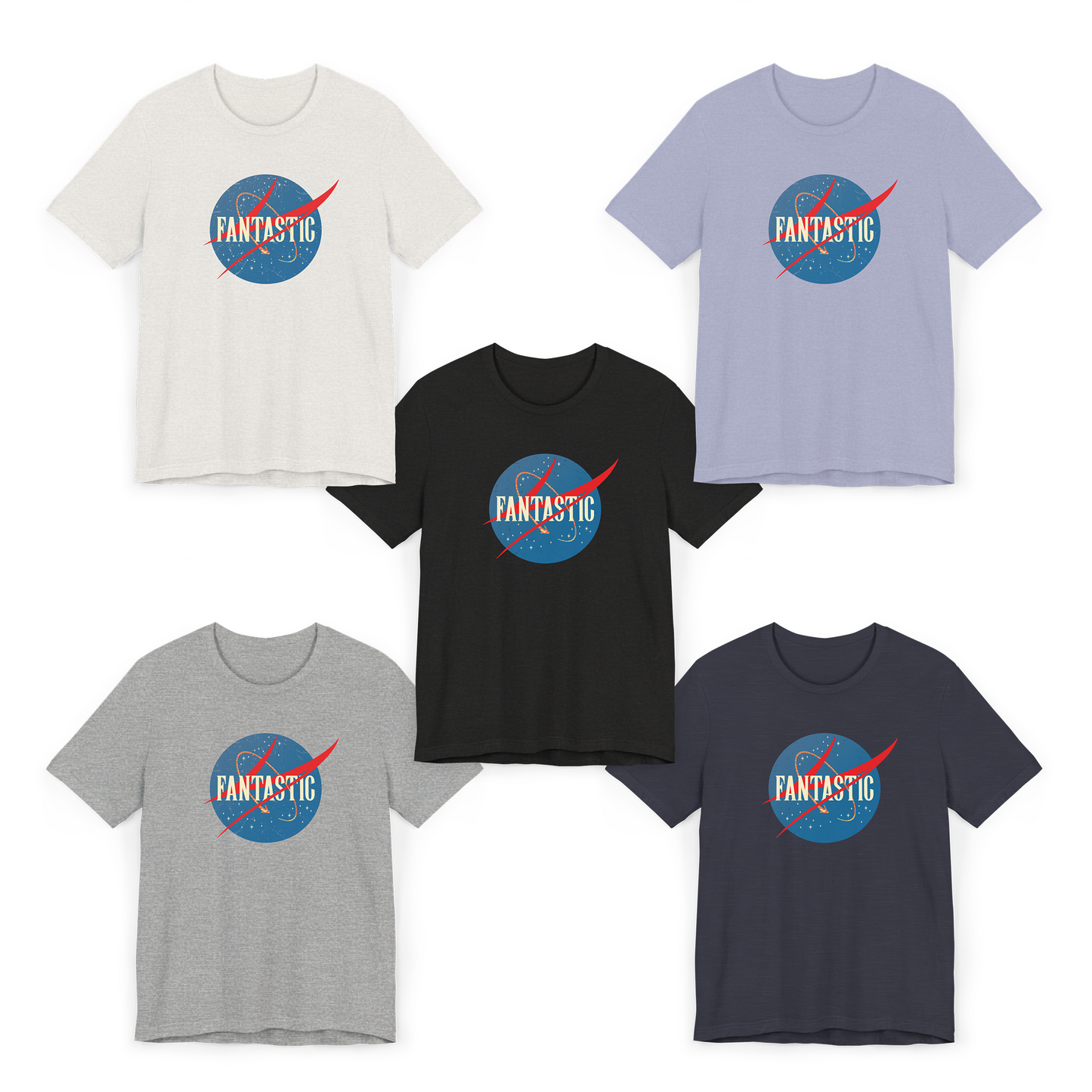 'Astro Fantastic' Heather T-Shirt