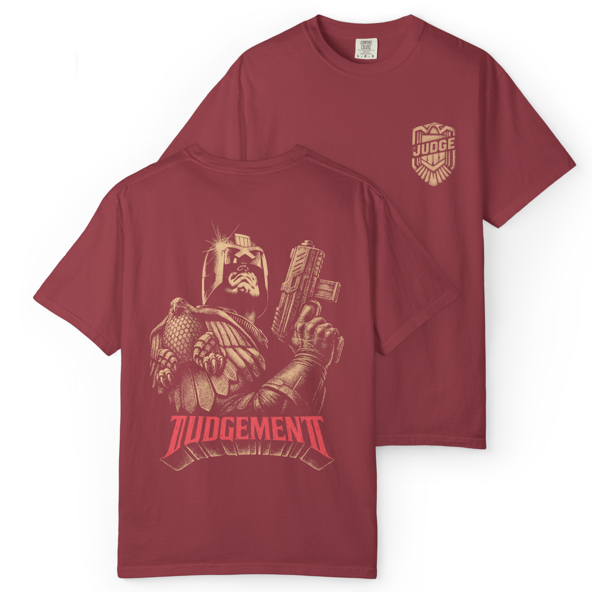 JUDGEMENT' Double-Sided Tee – Heavy Spoilers Shop JUDGEMENT' Double-Sided Tee – Heavy Spoilers Shop