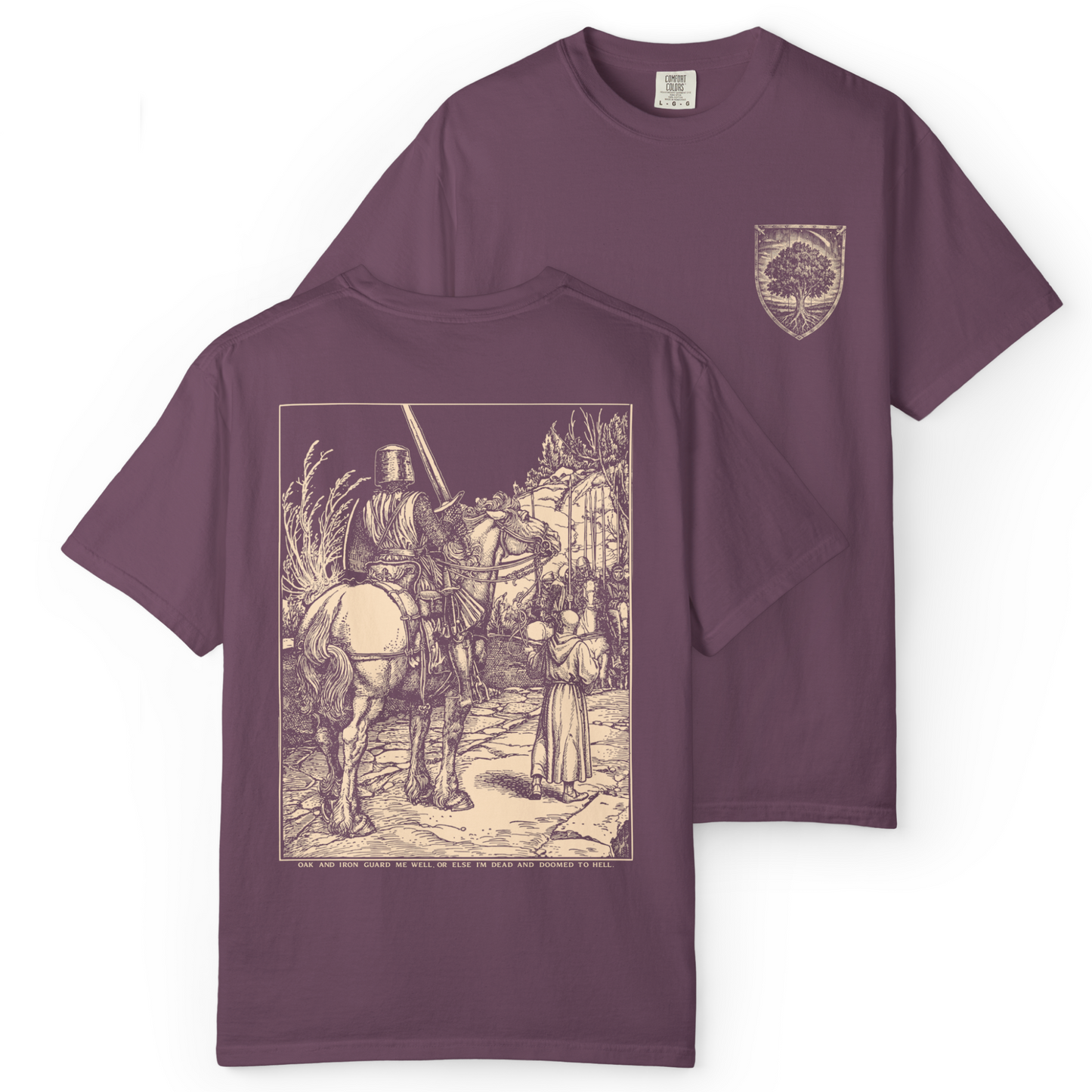 'KNIGHT' Double-Sided Tee