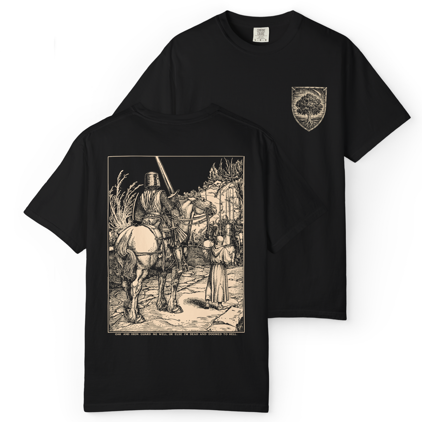'KNIGHT' Double-Sided Tee
