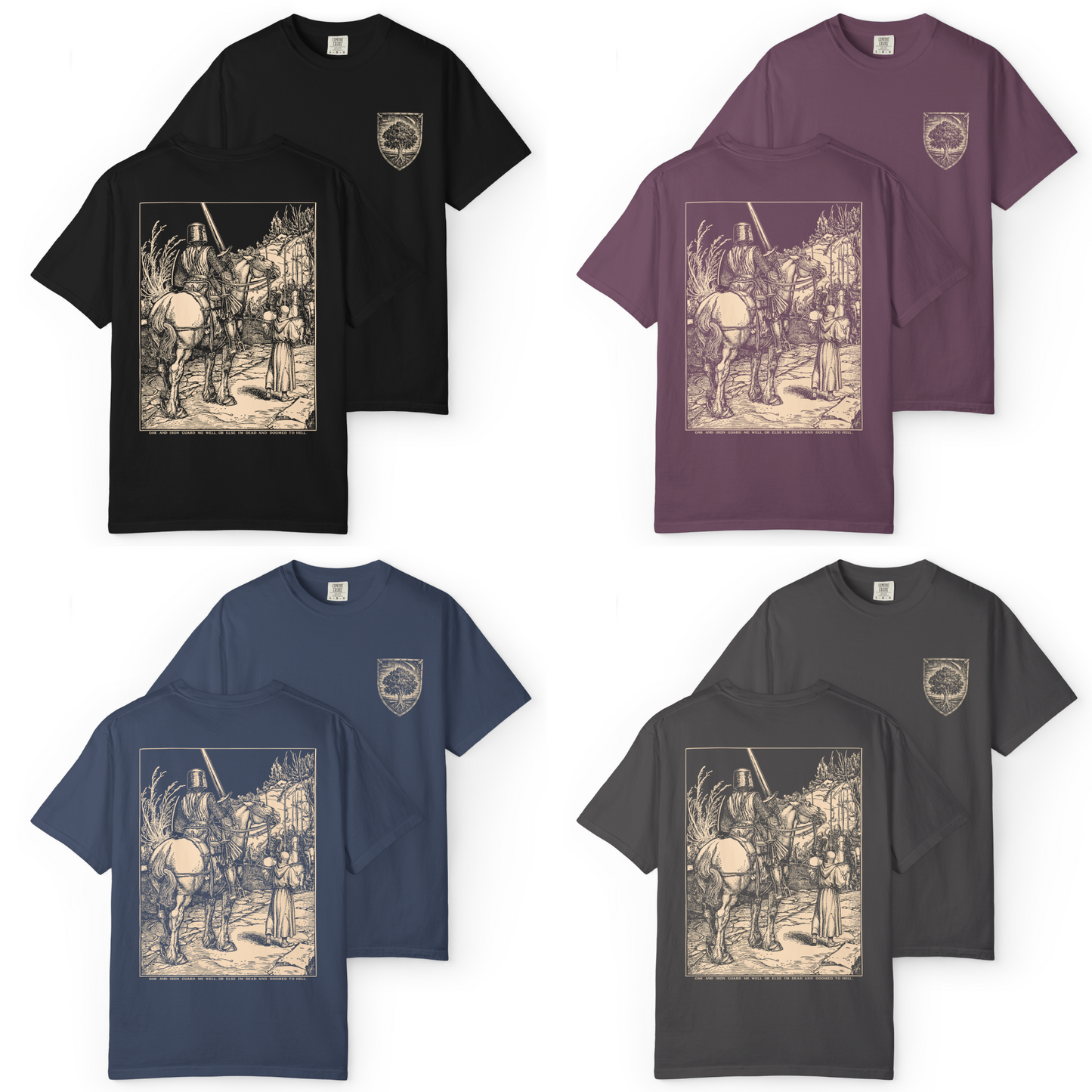 'KNIGHT' Double-Sided Tee