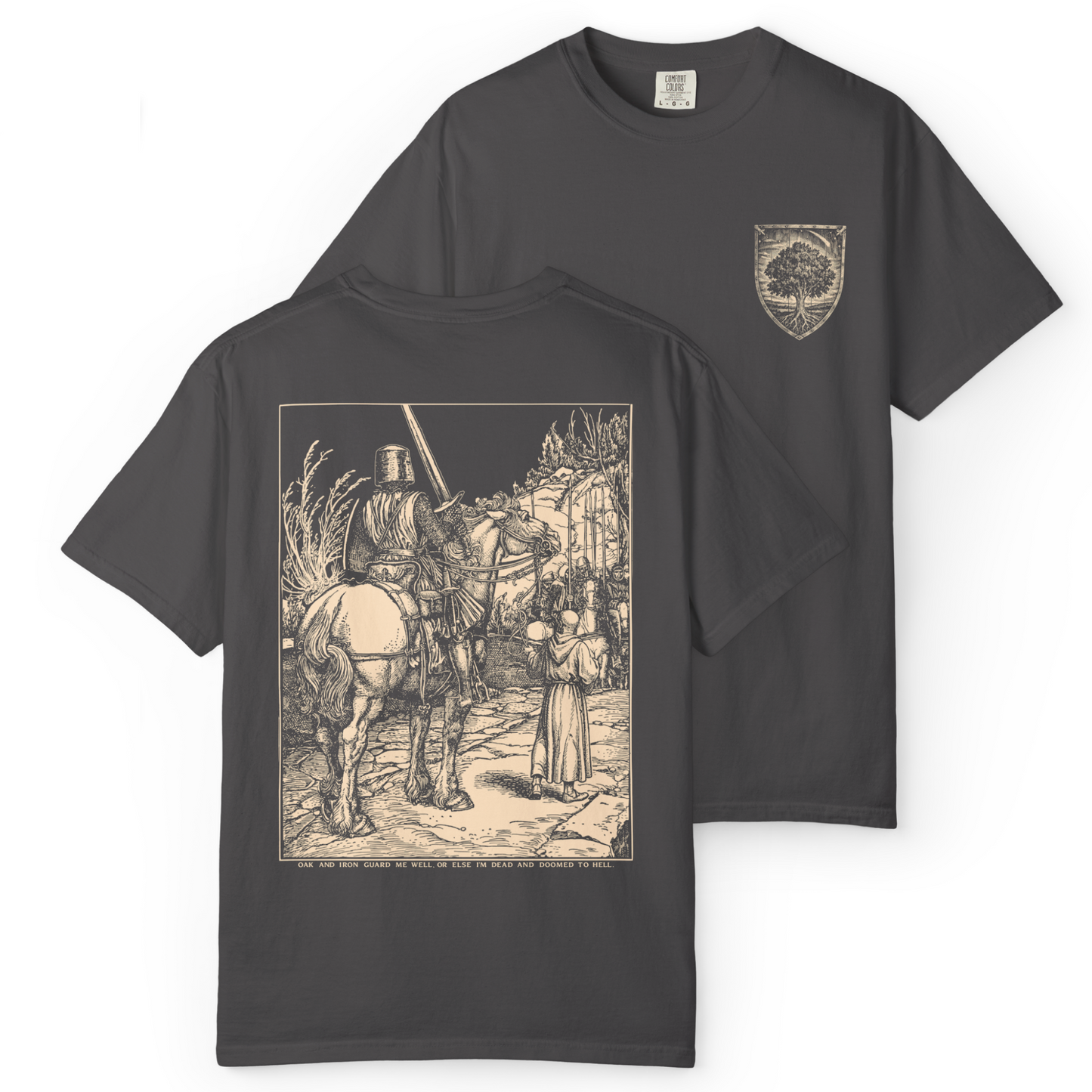 'KNIGHT' Double-Sided Tee
