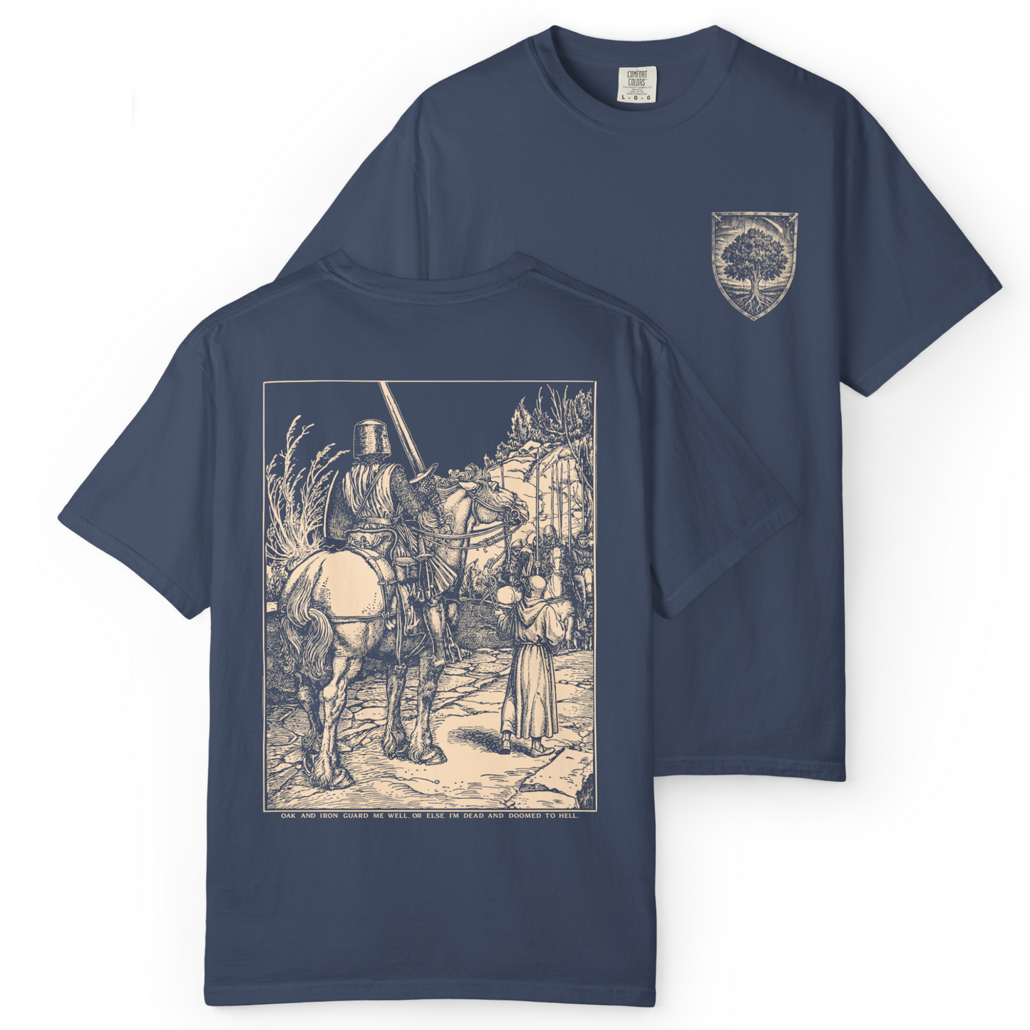 'KNIGHT' Double-Sided Tee