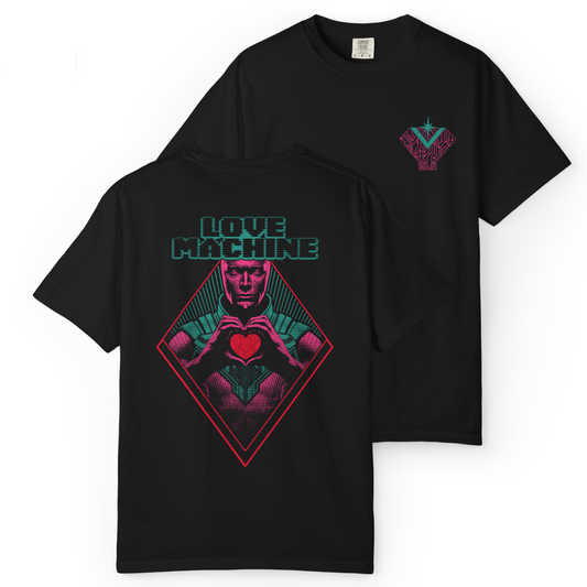 'LOVE MACHINE' Double-Sided Tee