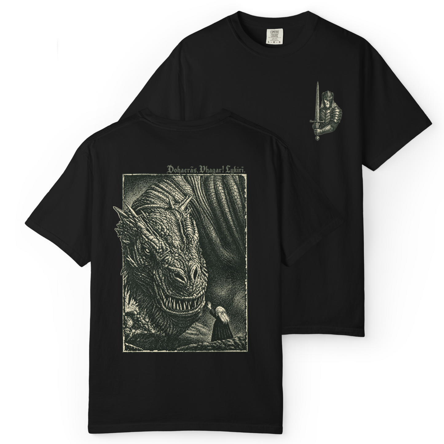 'ANCIENT DRAGON' Double-Sided Tee