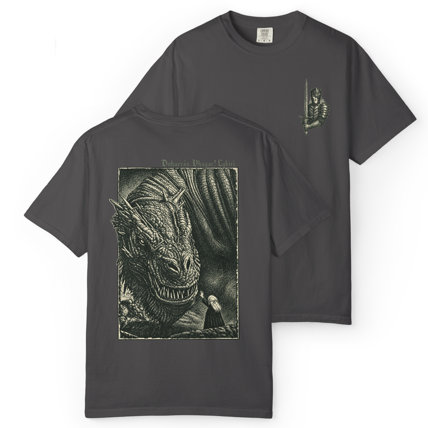 'ANCIENT DRAGON' Double-Sided Tee