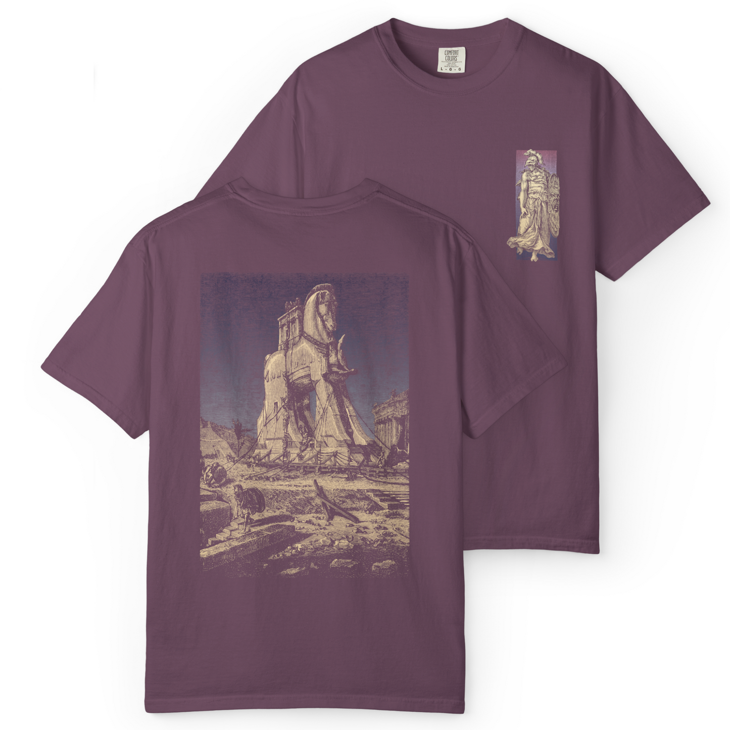 'TROJAN HORSE' Double-Sided Tee