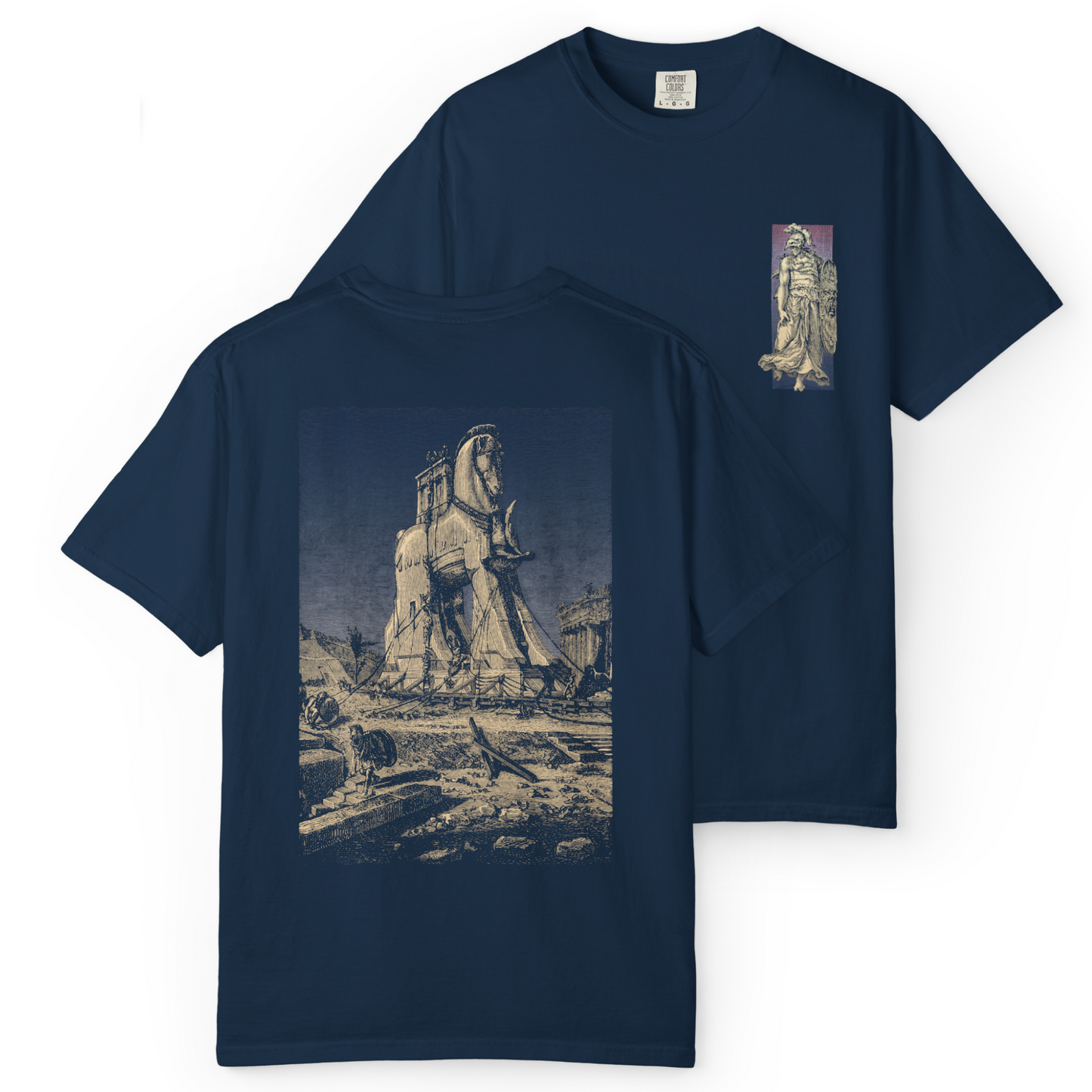 'TROJAN HORSE' Double-Sided Tee