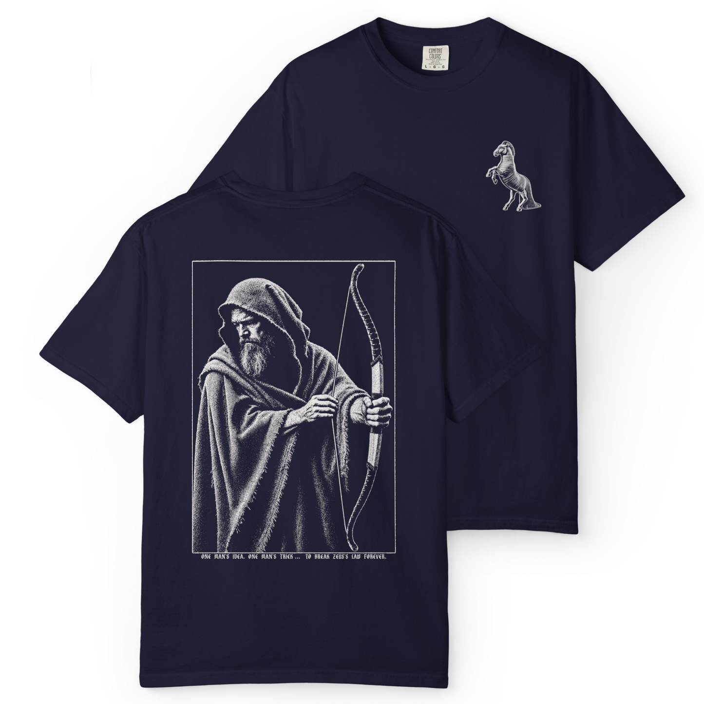 'ZUES'S LAW' Double-Sided Tee